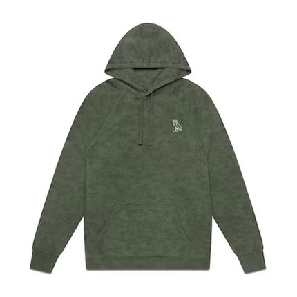 OVO Garment Dye Hoodie Green Camo